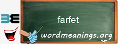 WordMeaning blackboard for farfet